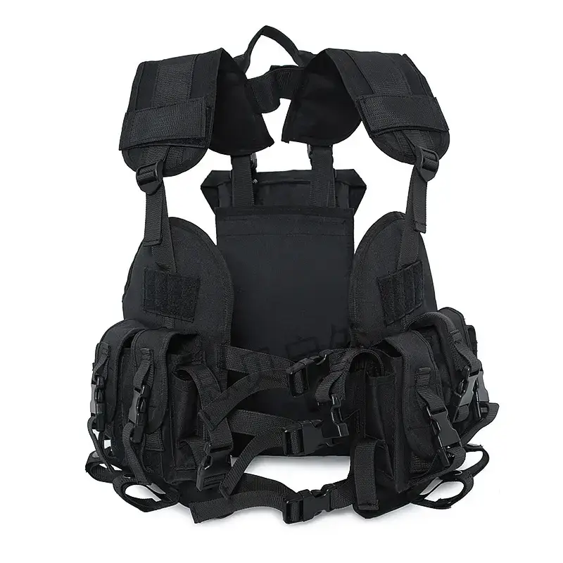 Black Chest Rig with Hydration Pack