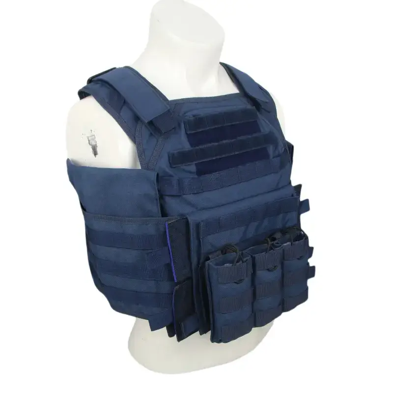 navy blue plate carrier vest